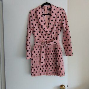 Pink Poka Dot Dress